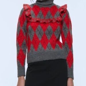 Zara Ruffled Sweater